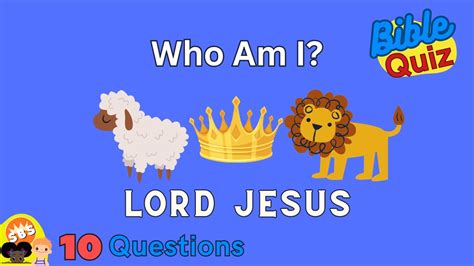Bible Quiz Who Am I Guess The Characters Of The Bible Bible