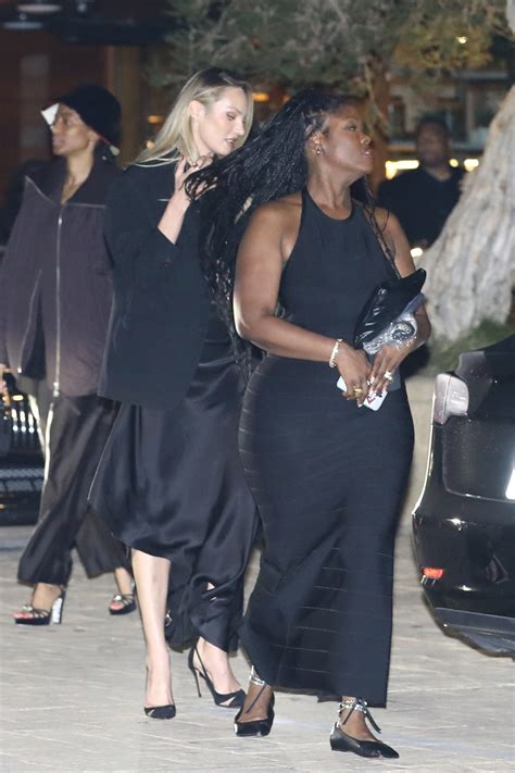 Candice Swanepoel Sexy Black Dress Soho House Hot Celebs Home