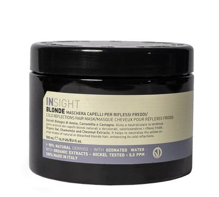 InSight Blonde maska do włosów z chłodnymi odcieniami 500ml oryginalne produkty niskie ceny