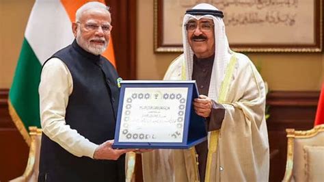 Prime Minister Narendra Modi Awarded Kuwait S Highest Honour 20th