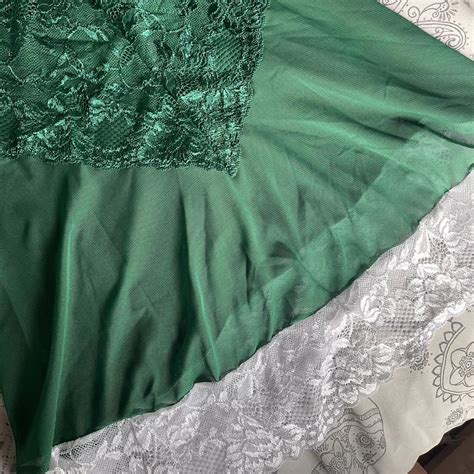 Green Thong And Nightgown Lingerie Set Brand New Depop