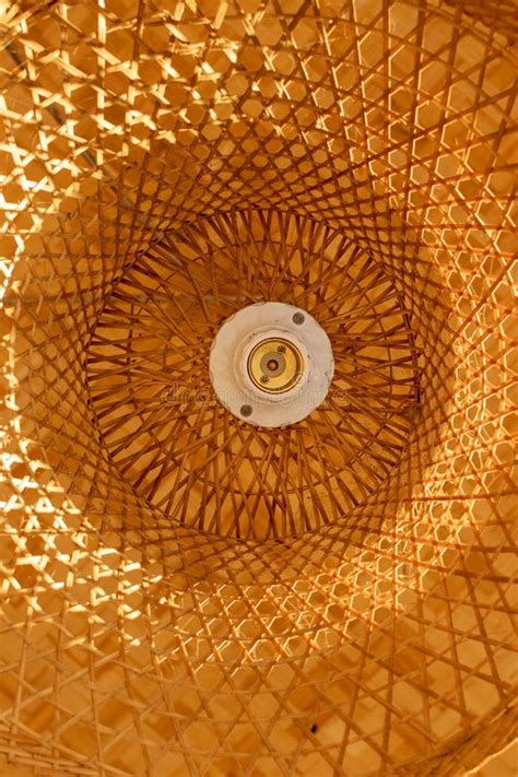 Lamps Sculptures And Art Made From Bamboo From Nature Stock Photo