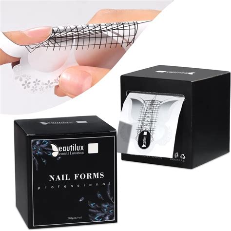 Beautilux Papier Nail Forms Chablon Ongle Gel Pour Les Extensions D