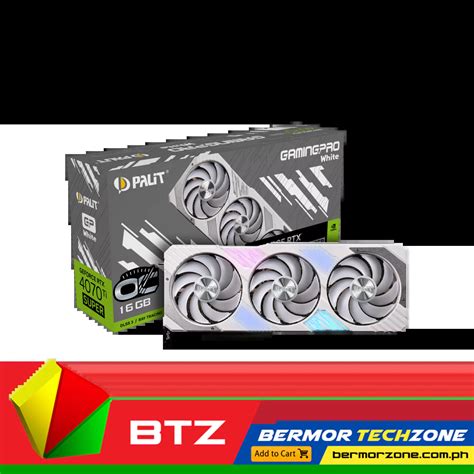 Palit GeForce RTX 4070 Ti SUPER GamingPro White OC 16GB GDDR6X Graphics ...