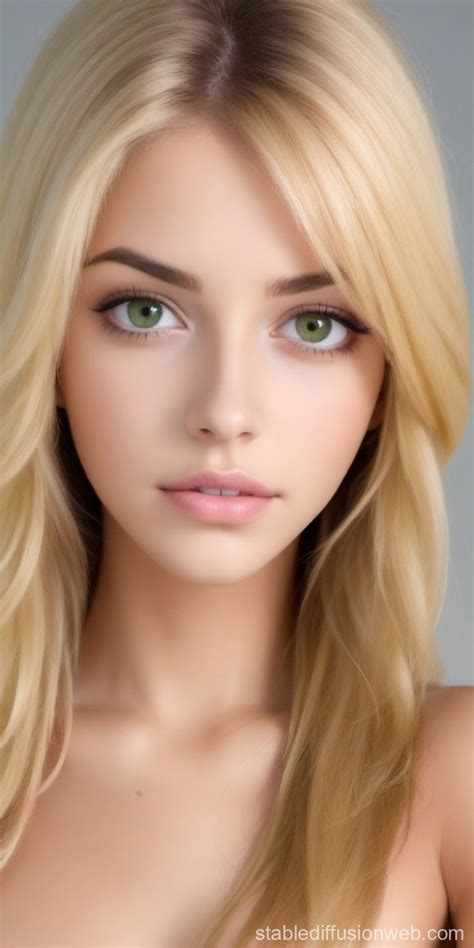 A Blonde Attractive Woman Looking Into A Doll Box Prompts Stable Diffusion Online