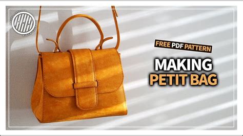 Leather Craft Making PETIT BAG Free PDF Pattern YouTube