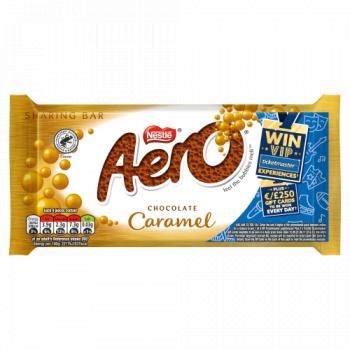 Aero Caramel Chocolate Sharing Bar 90g - From WHITEHOUSE NISA in L ...