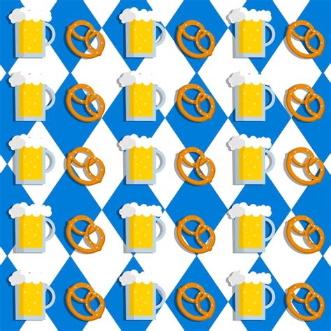 Premium Vector Oktoberfest Pattern