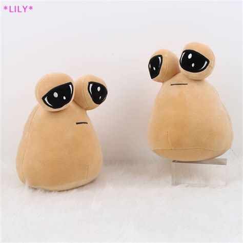 Lily Hot trò chơi thú cưng của tôi người ngoài hành tinh pou đồ chơi sang trọng furdiburb cảm