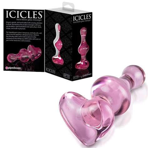 Icicles No 75 Glass Anal Butt Plug Sex Toys Online