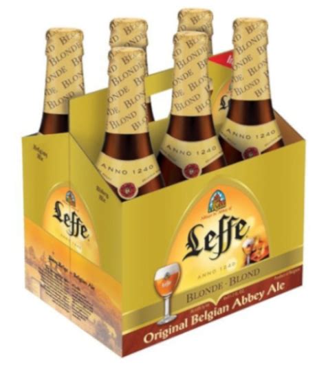 Leffe Blonde Blond Abbey Ale 6pk Bottle MacArthur Beverages