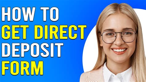 How To Get A Direct Deposit Form Where Do You Get A Direct Deposit