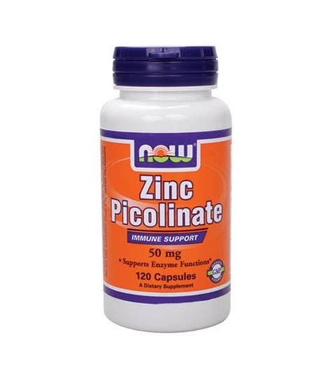 NOW - Zinc Picolinate 50mg. / 120 Caps.