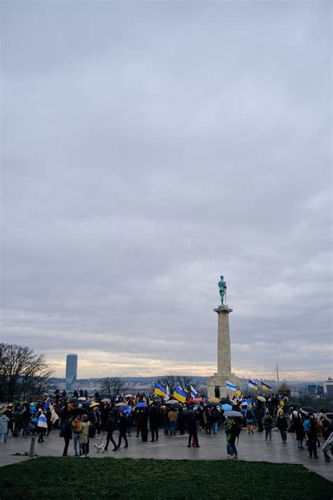 A Peaceful March In Support Of Ukraine The Second Anniversary Of The