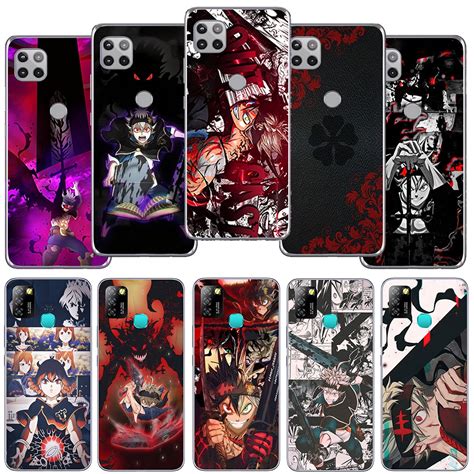 Infinix Hot 10S 10i 10T 10 Play Lite Smart 5 Caixa De Silicone Para Telefone CB82 Asta Black