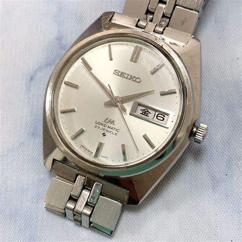 G167 SEIKO セイコー LM ロードマチック 5606-7000 23石 自動巻 腕時計 品 デイデイト LORD MATIC ...