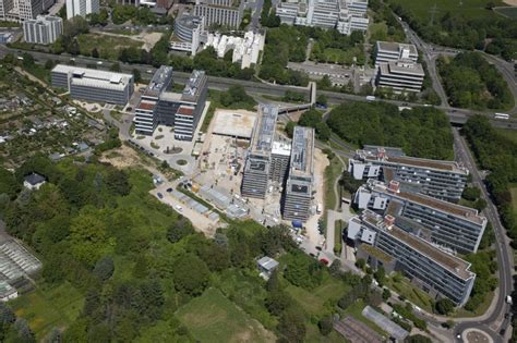 Luftaufnahme Wiesbaden Neubau Eines B Ro Und Gesch Ftshauses Axa