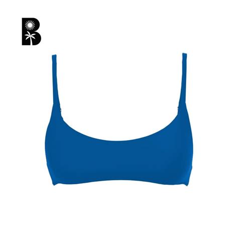 BLACKBOUGH Scoop Neck Bikini Top Bahamas Blue Lazada PH