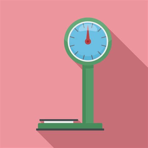 Premium Vector Market Weight Scales Icon Flat Illustration Of Market