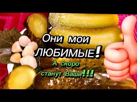 Хрустящие бочковые огурцы на зиму👍 Рецепт проверенный годами!!! - YouTube