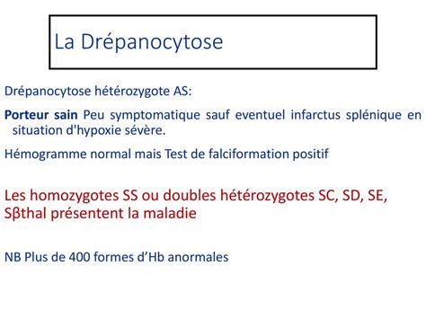 La Drépanocytose Marie Agnès Azerad ppt télécharger