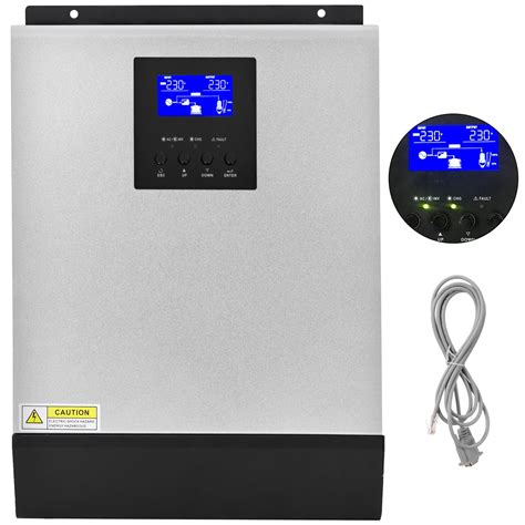 Buy 2400w Hybrid Solar Inverter 24v Dc To 230v Ac Pure Sine Wave Solar Inverter Build In 50a