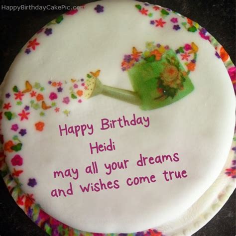 Wish Birthday Cake For Heidi