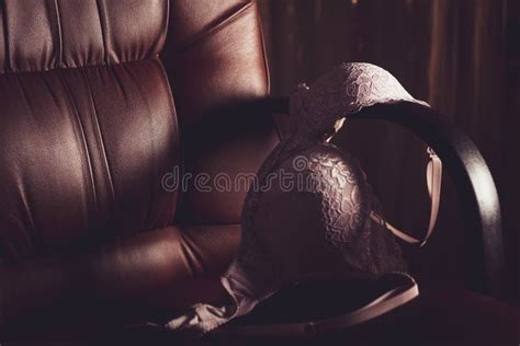 Sex In Office Office Chair With Women Underwear Removed Bra On Chair Stock Image Image Of