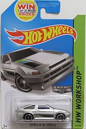 COROLLA AE Hot Wheels ZAMAC HW Workshop Series Toyota AE Corolla RARE Scale