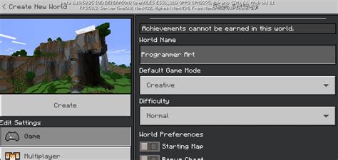 Programmer Art (Pocket Edition) Minecraft Texture Pack