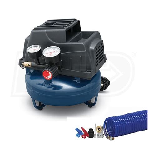 Campbell Hausfeld Fp2028 1 Gallon Pancake Air Compressor W Inflation Kit