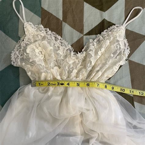 Tosca Intimates Sleepwear Vintage Tosca Lingerie Of California Lace Bridal Peignoir