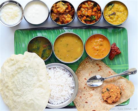 Full Meals With Chapathi Chapati Rice Potato Sambar Tom Flickr