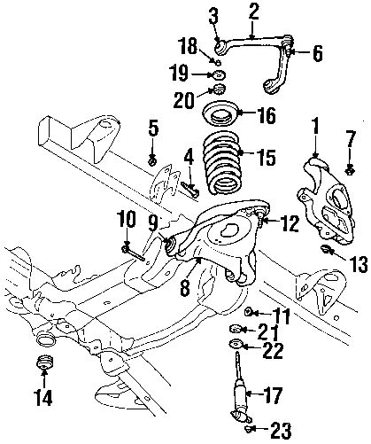 2005 Dodge Ram 2500 4x4 Front Suspension Diagram