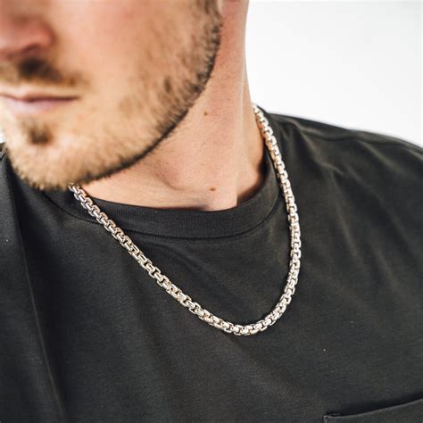 Sterling Silver Box Chain Necklace