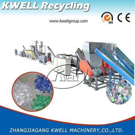 Plastic Scrappet Bottle Recycling Machinery Waste Plastic Bottle