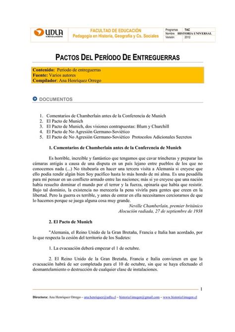 Entreguerras Documentos PDF