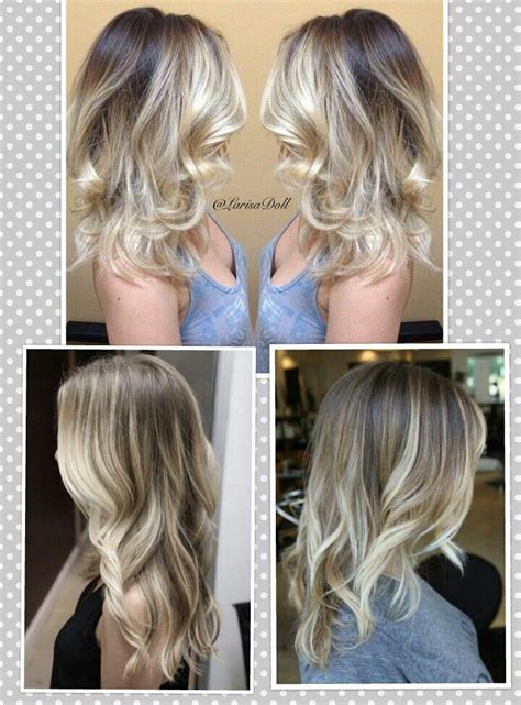 Blonde Ombre Balayage Hair Color Cut Style Hair Color And Cut Blonde Ombre Balayage Hair