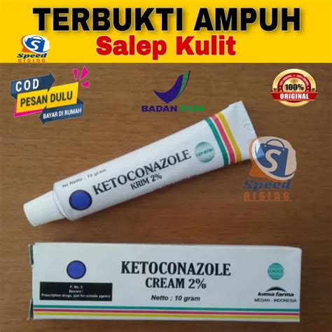 Ketoconazole Cream Gatal Panu Kudis Kurap Kutu Air Eksim Kadas