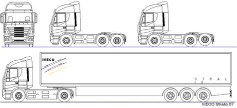 İveco Stralis 07 Tır Çizimi