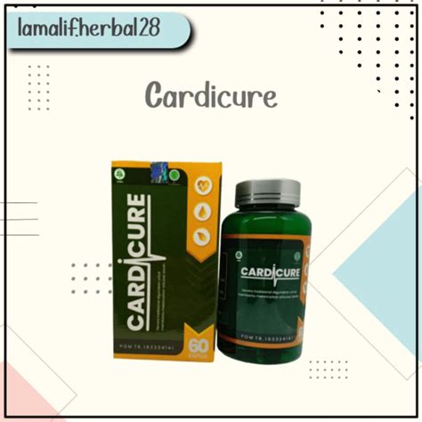 Jual CARDICURE ASLI ORIGINAL OBAT HIPERTENSI DARAH TINGGI JANTUNG ISI