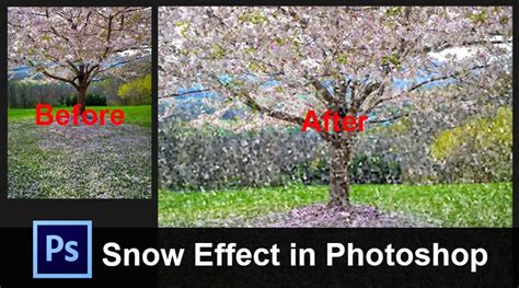 Snow Effect in Photoshop | How to create Snow Effect in Photoshop?