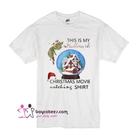 This Is My Hallmark Christmas Movie Watching T Shirt Hallmark