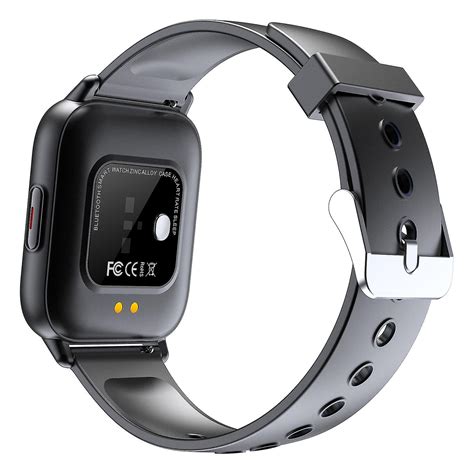 Fitness Bracelet Band Heart Rate Monitor Wristwatch Smartwatch QS16 Multifunctional Black