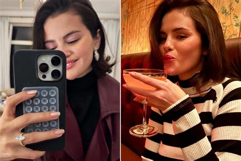 Selena Gomez's Post-Engagement Nails Are So Bridal-Chic