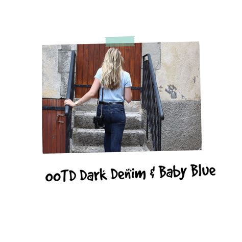 Ootd Dark Denim And Baby Blue Lindsey Beljaars