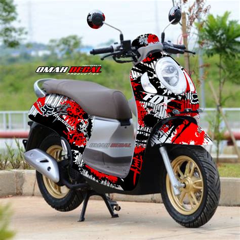 Decal Scoopy Fullbody Staylist Baru Variasi Aksesoris Dekal Stiker