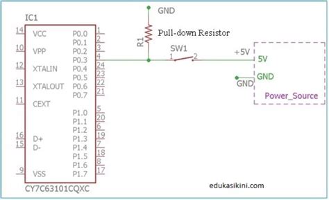 pull   pull  resistor penjelasan lengkap