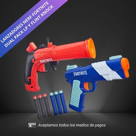 Nerf Fortnite Dual Pack LP Y Flint Knock Negos