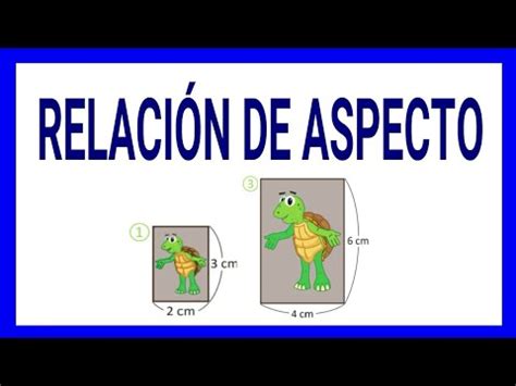 Relaci N De Aspecto Unidad Youtube